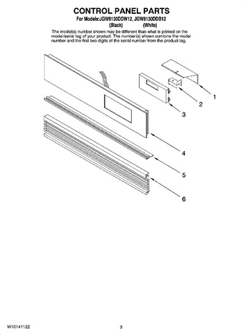 Diagram for JGW8130DDW12