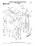 Diagram for 01 - Cabinet Liner And Door Parts