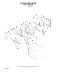 Diagram for 02 - Oven Door Parts