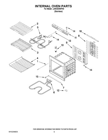 Diagram for JJW3430WP00