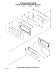 Diagram for 02 - Oven Door Parts