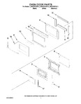 Diagram for 02 - Oven Door Parts