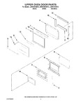 Diagram for 02 - Upper Oven Door Parts