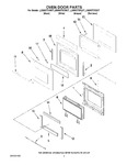 Diagram for 02 - Oven Door Parts