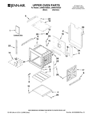 Diagram for JJW8627DDS29