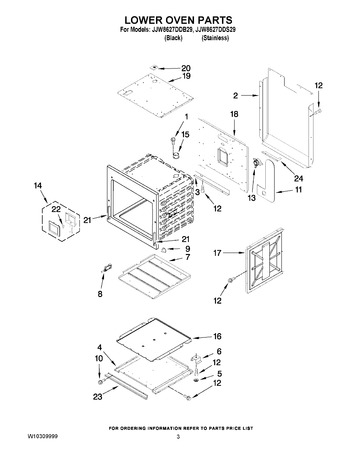 Diagram for JJW8627DDS29