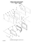 Diagram for 03 - Upper Oven Door Parts