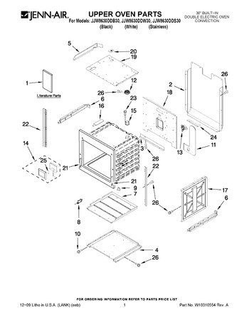 Diagram for JJW8630DDB30