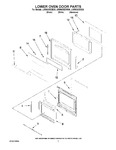 Diagram for 04 - Lower Oven Door Parts