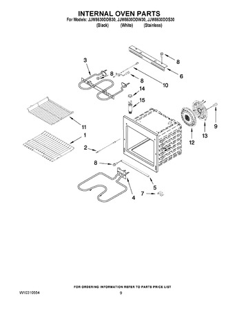 Diagram for JJW8630DDB30