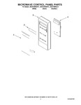 Diagram for 02 - Microwave Control Panel Parts