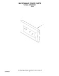 Diagram for 05 - Microwave Door Parts