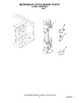 Diagram for 08 - Microwave Latch Board Parts