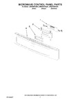 Diagram for 05 - Microwave Control Panel Parts