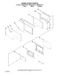 Diagram for 02 - Oven Door Parts