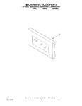 Diagram for 05 - Microwave Door Parts