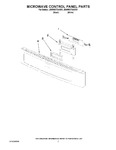 Diagram for 05 - Microwave Control Panel Parts