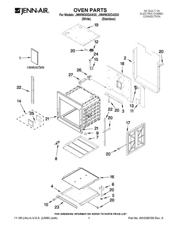 Diagram for JMW9530DAW30