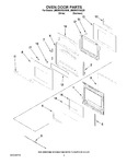 Diagram for 02 - Oven Door Parts