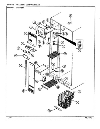 Diagram for JRSD247L (BOM: DQ85A)