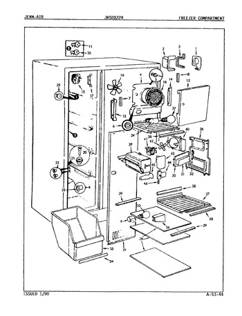 Diagram for JRSDX244 (BOM: 8N62A)