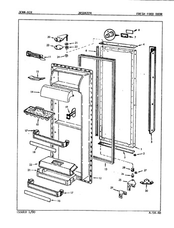 Diagram for JRSDX244 (BOM: 8N05A)