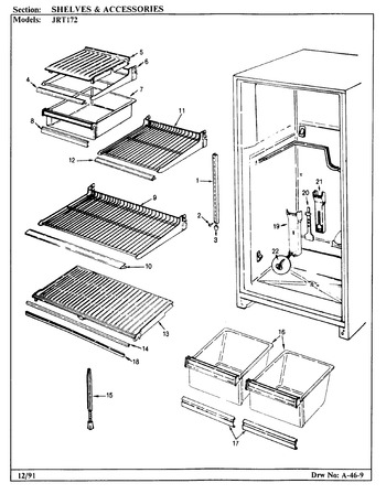 Diagram for JRT172R (BOM: AJ21B)