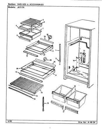 Diagram for JRT174L (BOM: CJ23A)