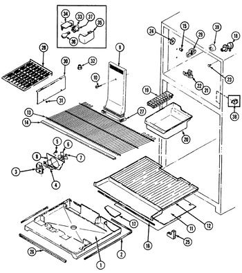 Diagram for JRT197W (BOM: DE80A)