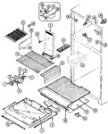 Diagram for 01 - Freezer Compartment