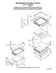 Diagram for 03 - Refrigerator Shelf Parts