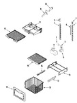 Diagram for 11 - Shelves & Accessories (freezer)