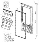 Diagram for 08 - Fresh Food Door