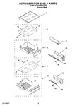 Diagram for 07 - Refrigerator Shelf Parts