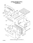 Diagram for 03 - Upper Drawer Parts