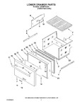 Diagram for 04 - Lower Drawer Parts