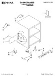 Diagram for 01 - Cabinet Parts