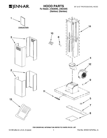 Diagram for JXI8242WS