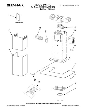 Diagram for JXW5030WS