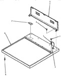 Diagram for 01 - Cabinet Top & Control Hood Rear Panel