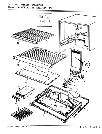 Diagram for KRB17LA3A3 (BOM: BF30A)