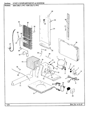 Diagram for KRC22KA3W2 (BOM: AP37A)