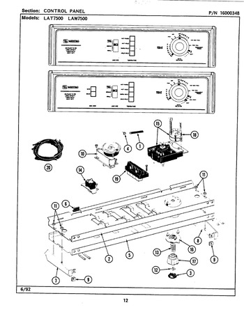 Diagram for LAT7500ABW