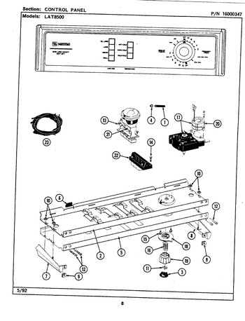 Diagram for LAT8500ABW