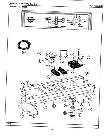 Diagram for LAT9600ABW