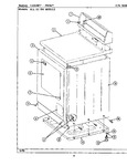 Diagram for 01 - Cabinet-front (lde7500ace,ade) & (ldg)