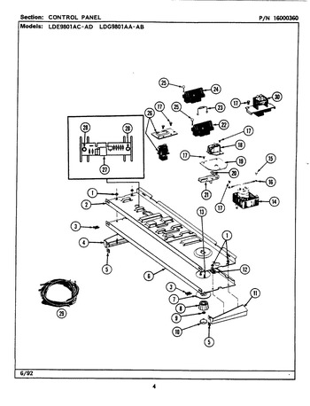 Diagram for LDE9801ADW