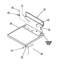 Diagram for 01 - Cabinet Top And Control Hood Rear Panel