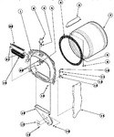 Diagram for 03 - Fr Blkhd, Air Duct, Felt Seal & Cylinder