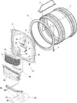 Diagram for 04 - F Bulkhead, Air Duct, Seal And Cylinder